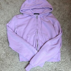 light purple brandy zip up